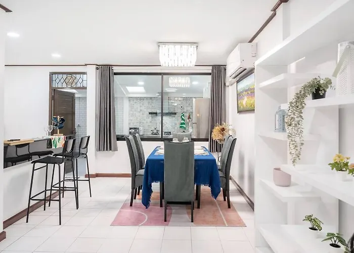 Miq Hk16 - 3br Huai Khwang Mrt With Pool Table Near Jodd Fair Villa *