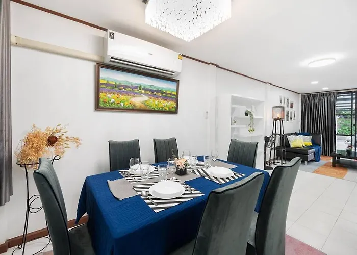 Villa Miq Hk16 - 3br Huai Khwang Mrt With Pool Table Near Jodd Fair